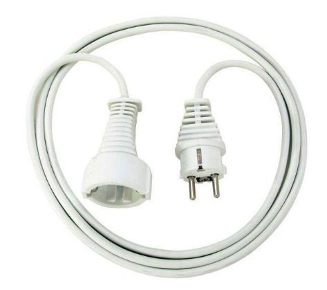 Brennenstuhl Hosszabbítókábel IP20 PVC DE F típusú (CEE 7/4) dugó - DE F típusú (CEE 7/3) aljzat 3m Fehér termék fő termékképe