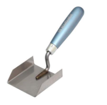 KUBALA Rozsdamentes ablakkanál, kétoldalon hajlított simító, 80x83 mm, lakozott bükkfa nyél termék fő termékképe