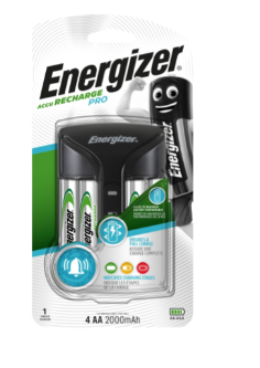 Energizer Akkutöltő Quattro Pro+ 4db 2000mAh AA termék fő termékképe