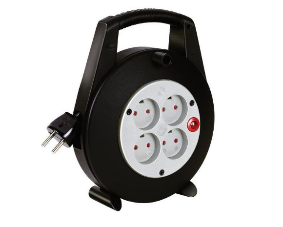 Brennenstuhl Hosszabbítókábel-dob Vario Line IP20 PVC 20m 4x K típusú aljzat, Dánia - DK K típusú dugó termék fő termékképe