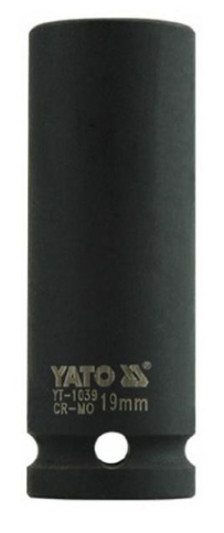 YATO Gépi hosszú dugókulcs 1/2" 19 mm CrMo termék fő termékképe