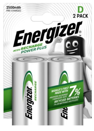 Energizer Akkumulátor Power Plus Góliát D 2500mAh B2 termék fő termékképe