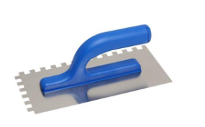 KUBALA Rozsdamentes simító, 130x270 mm, műanyag markolat, fogazás 6x6 mm termék fő termékképe