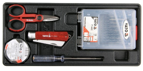 YATO Szerszámkészlet készlet 23 részes (fiókbetét) termék fő termékképe