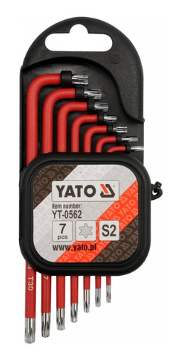 YATO Torx kulcs készlet 7 részes T9-T30 S2 termék fő termékképe
