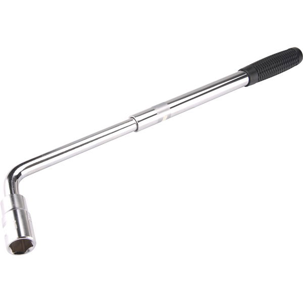 EXTOL kerékkulcs L-típusú, 1/2", 17mm és 19mm, CV, teleszkópos 350mm-530mm termék fő termékképe