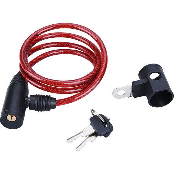 EXTOL kerékpárzár spirál 6mm×100cm, 2 kulcsos termék fő termékképe