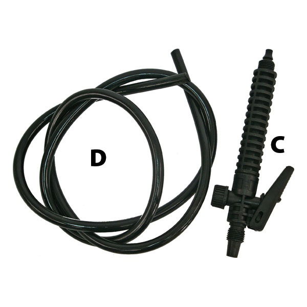 EXTOL Kiegészítők újabb típusú (fehér Extol Craft) 92602-höz és 92603-hoz; gumicső (szorítóanya/hollander nélkül) termék fő termékképe