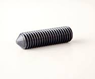 Kúpos végű belsőkulcsnyílású hernyócsavar DIN914 / ISO4027, 45H natúr, M3x3 termék fő termékképe