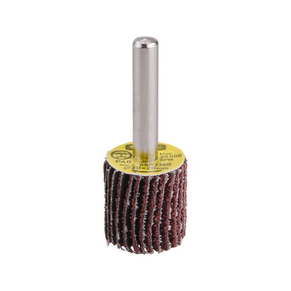 EXTOL Lamellás csiszoló, csapos, 6 mm befogás, Alu-Oxid, 20×20mm; P120, max.: 20.000 ford./perc termék fő termékképe