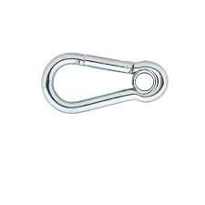 Rugós karabiner szemmel DIN 5299/A horganyzott, 9x90 termék fő termékképe