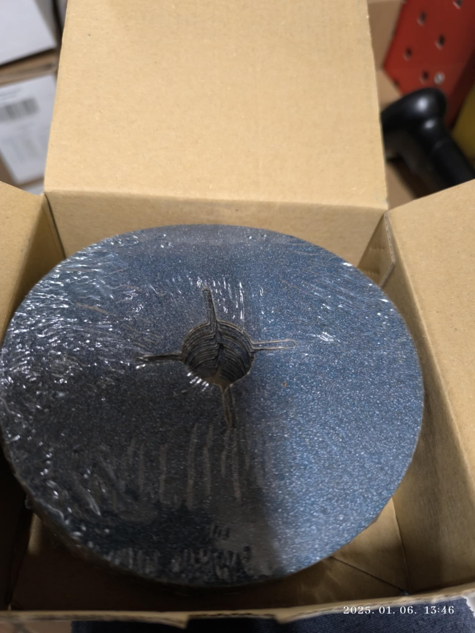 Hermes fibertárcsa 125mm P40 kék termék fő termékképe