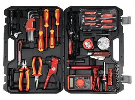 YATO Szerszámkészlet villanyszerelőknek 68 részes termék fő termékképe