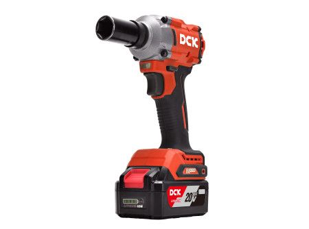DCK Akkus ütvecsavarozó 1/2" 358 Nm szénkefe nélküli 20 V (1x5,0Ah akku + töltő) termék fő termékképe