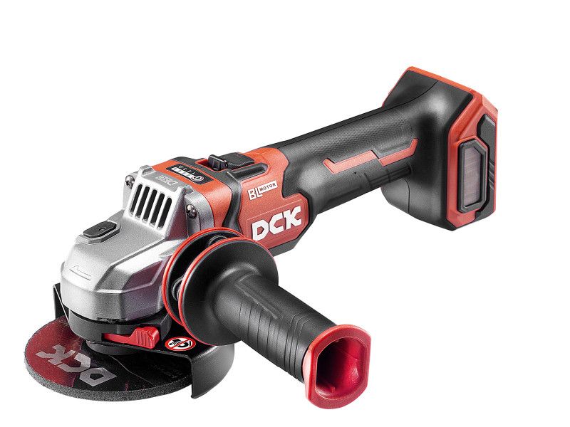 DCK Akkus sarokcsiszoló 125mm szénkefe nélküli 20V  (akku és töltő nélkül) termék fő termékképe