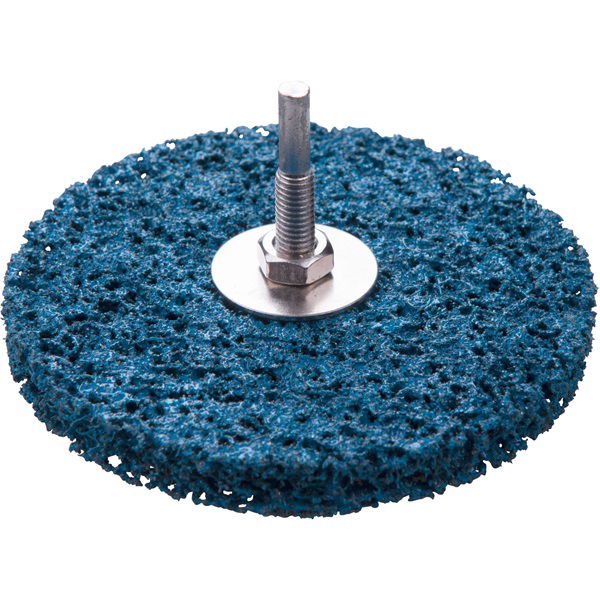 EXTOL Csiszolókorong fúrógéphez ("csapos négertárcsa") 115mm, 15 mm vastagság, 6 mm befogás, nylon és szilícium-karbid termék fő termékképe