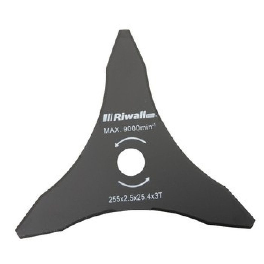RIWALL Háromágú vágókés fűkaszához 255mm / 25,4mm / 2,5mm termék fő termékképe