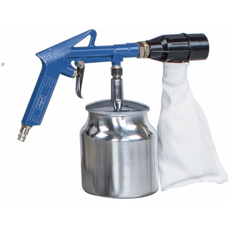 SCHEPPACH Pneumatikus homokfúvó pisztoly szemcsegyűjtővel termék fő termékképe