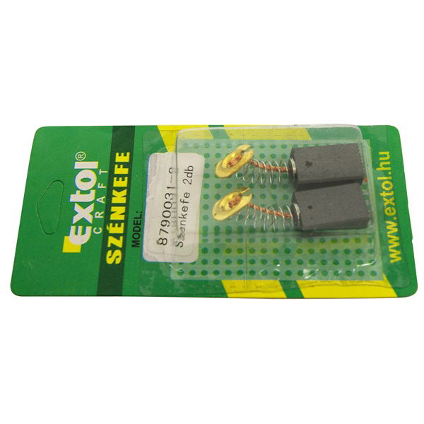 EXTOL Szénkefe, 2db, 5,4×10,9×16mm, 8790031 ütvefúrógéphez termék fő termékképe