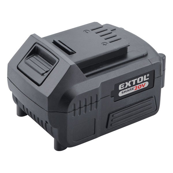 EXTOL Tartalék akku 20V, Li-ion, Share20V, 4000mAh termék fő termékképe