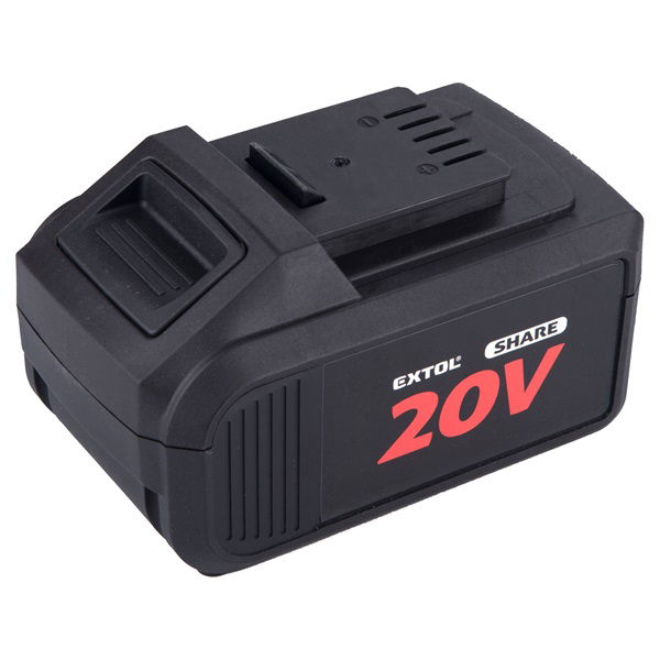EXTOL Tartalék akku 20V, Li-ion, Share20V, 6000mAh termék fő termékképe