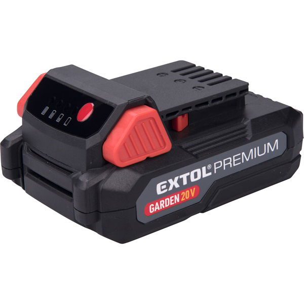 EXTOL Tartalék akku Garden20V, 20V, 4000mAh termék fő termékképe