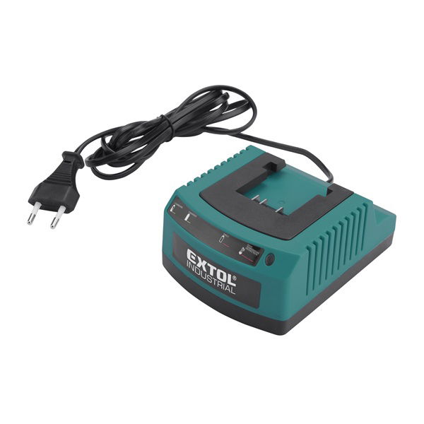 EXTOL Akku töltő 40V, Li-ion; töltési idő: 3-6 óra, a 8795601, 8795630, 8795642, 8795610, 8795611 gépekhez, termék fő termékképe