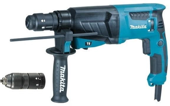 Makita HR2630T SDS-plus fúró-vésőkalapács cseretokmánnyal termék fő termékképe
