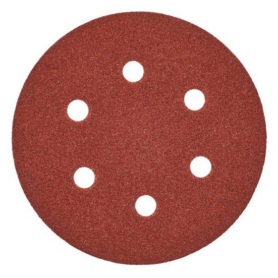 Milwaukee Tépőzáras csiszolólap, Ø 150 mm, 6 lyukú, 180-as finomság, 50 db/csomag termék fő termékképe