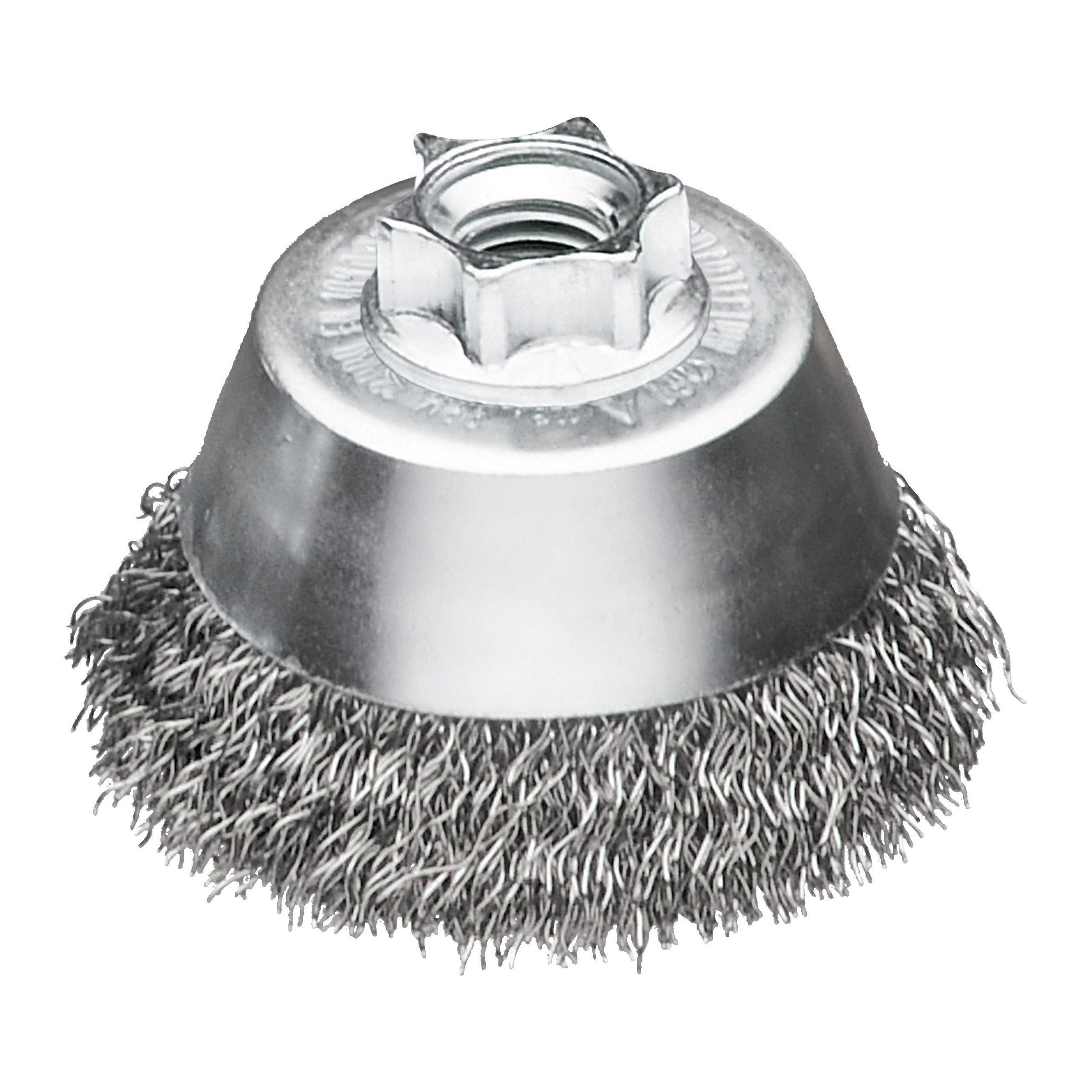 Milwaukee Fazékkefe hullámos dróttal, acél/0.35 mm, M14, 65 x 20 mm termék fő termékképe