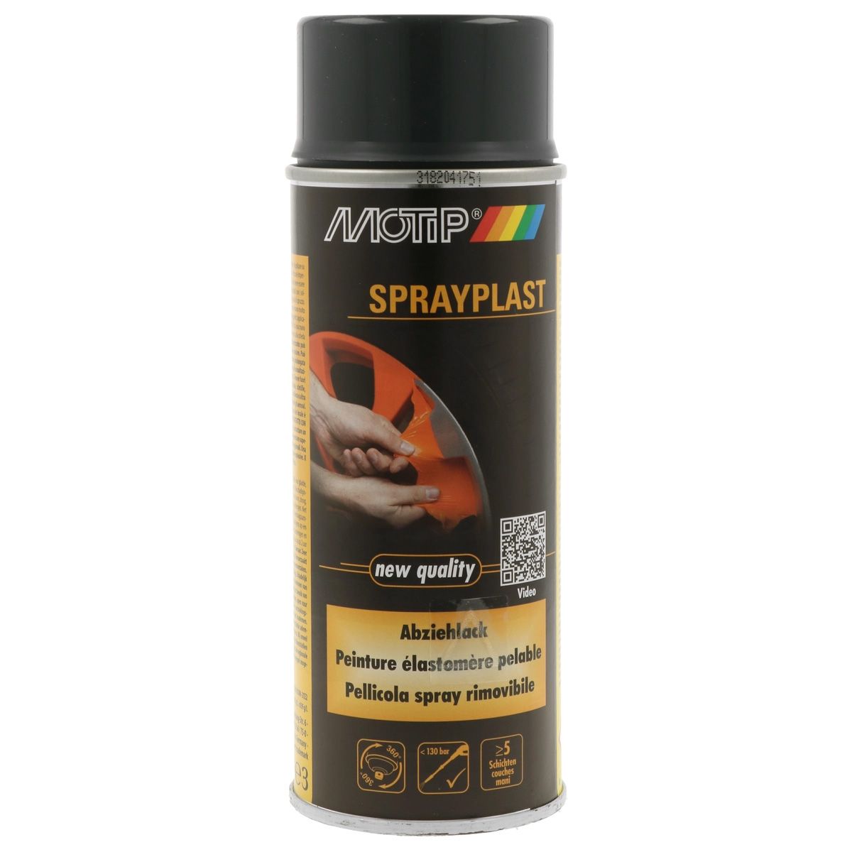 Motip Lehúzható festék spray, sötétszürke, 400 ml termék fő termékképe