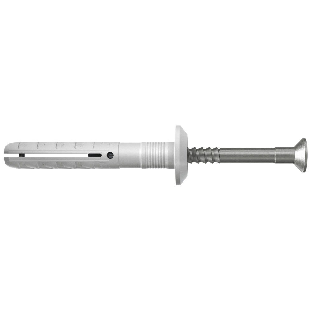 Fischer N 6 x 40/7 P A2 beütődübel lapos peremmel, előszerelt A2 szegcsavarral, 50 db/csomag termék fő termékképe