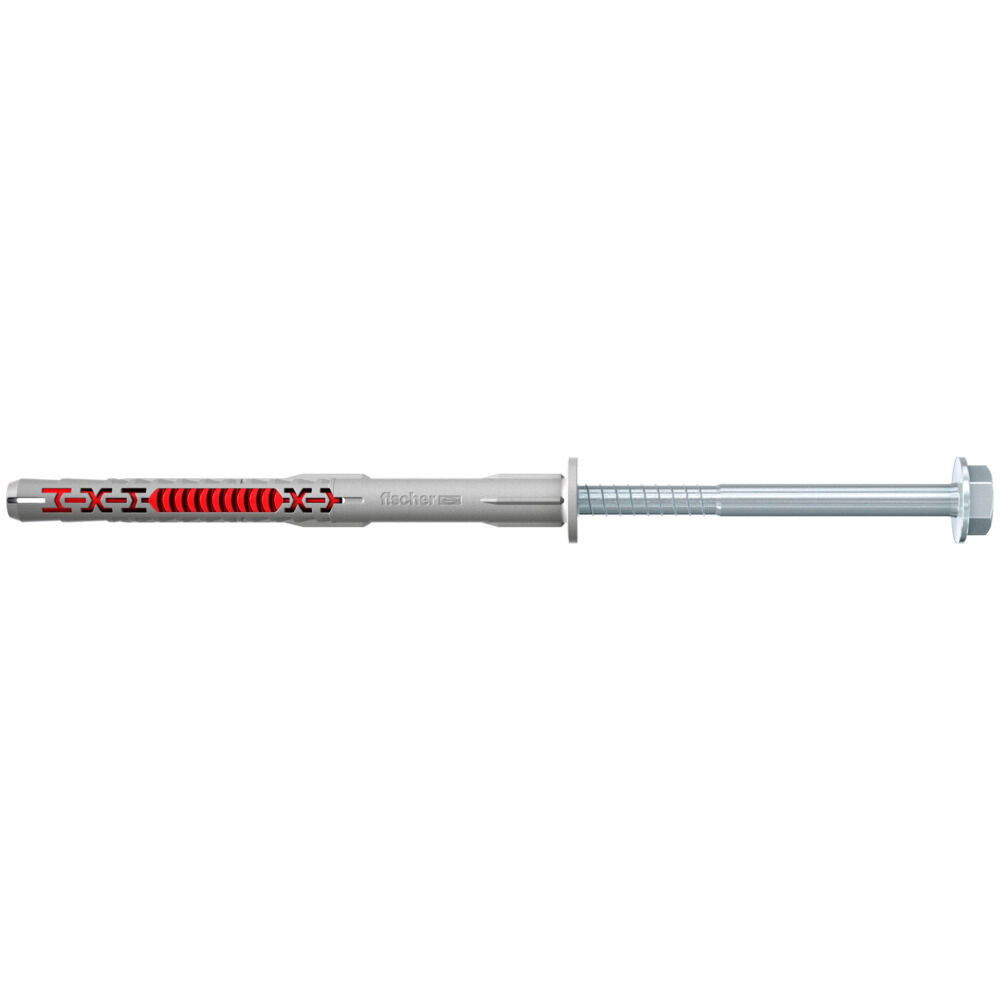 Fischer DuoXpand 10x80 FUS rögzítődübel cinkkel galvanizált acél, hatlapfejű csavarral, 50 db/csomag termék fő termékképe