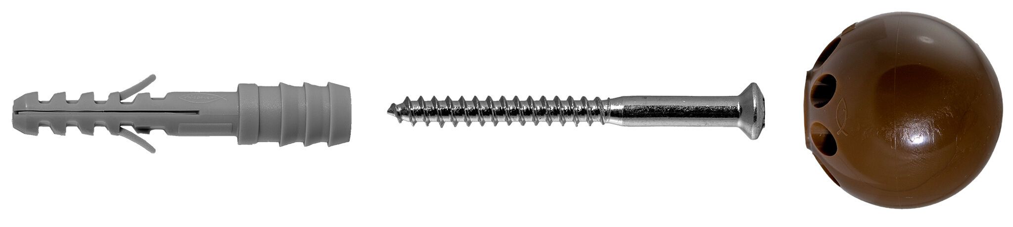 Fischer TS 8 BR K ajtóütköző, barna termék fő termékképe
