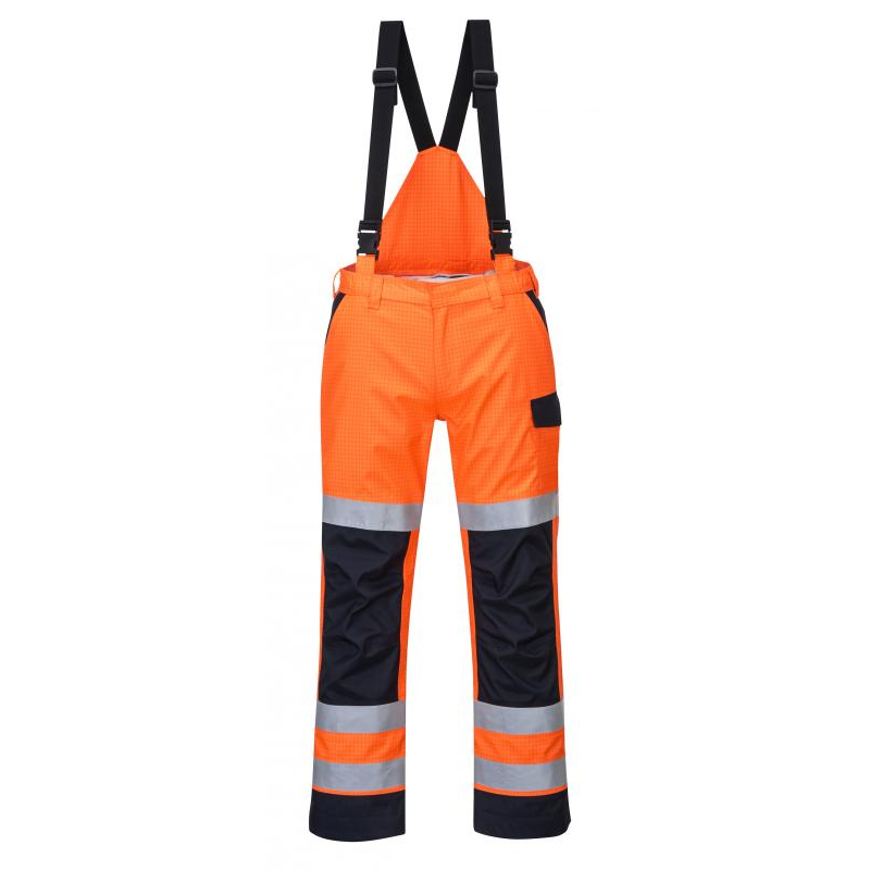 Portwest MV71 - Hi-Vis Modaflame Rain Multi Norm Arc nadrág, narancs/tengerészkék termék fő termékképe